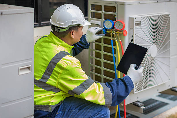 Professional Ductwork Repair technician working in Hills, IA